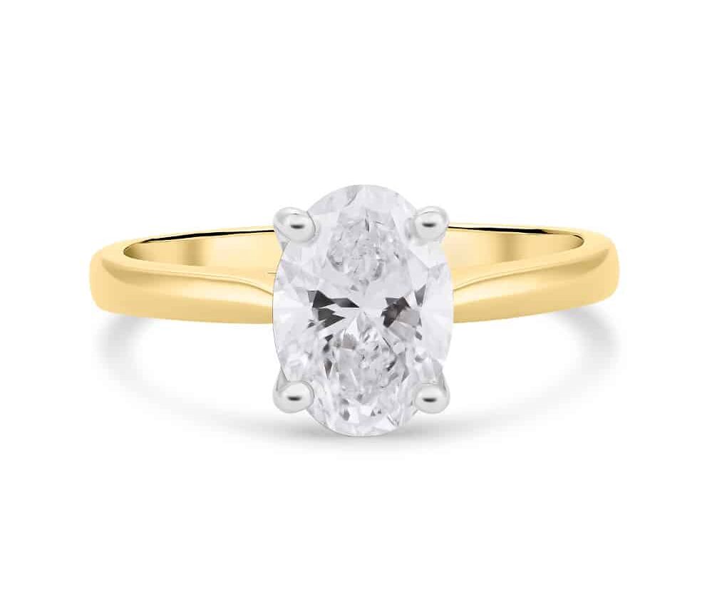 Buy lab grown diamond ring